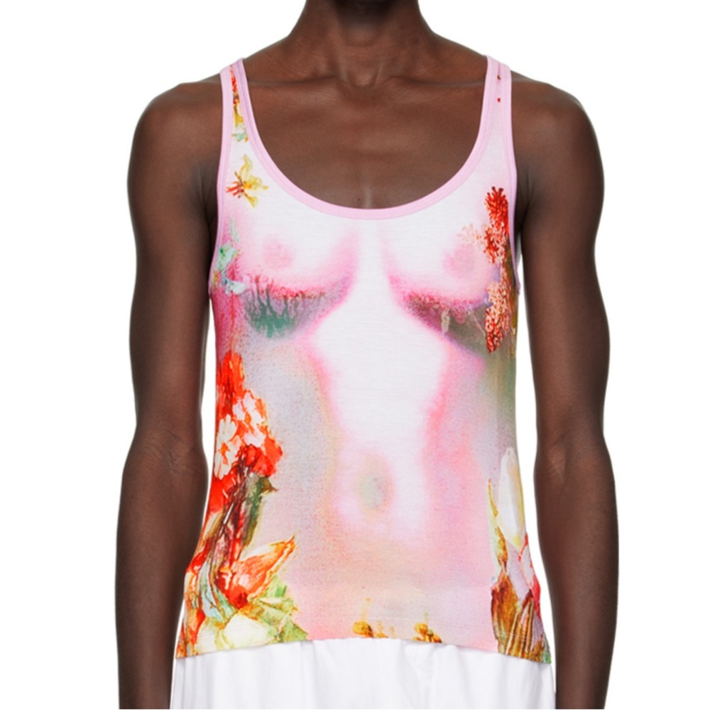 Jean Paul Gaultier body tank sz Large once once stretchy material